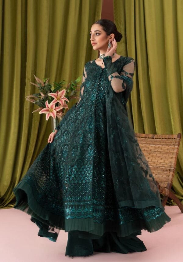 Aik 3PC Stitched Net Dress LOOK 04