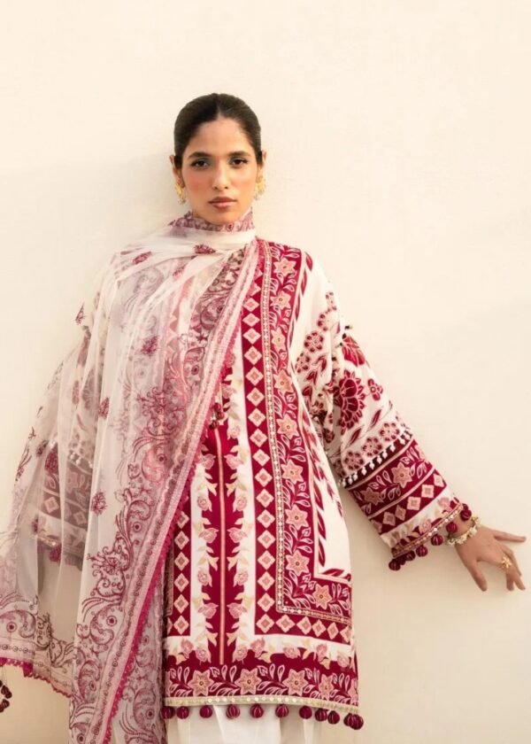 Sana Safinaz 3PC Stitched Muzlin CollectionMagento Commerce M232-002A/002B-CW - Image 3