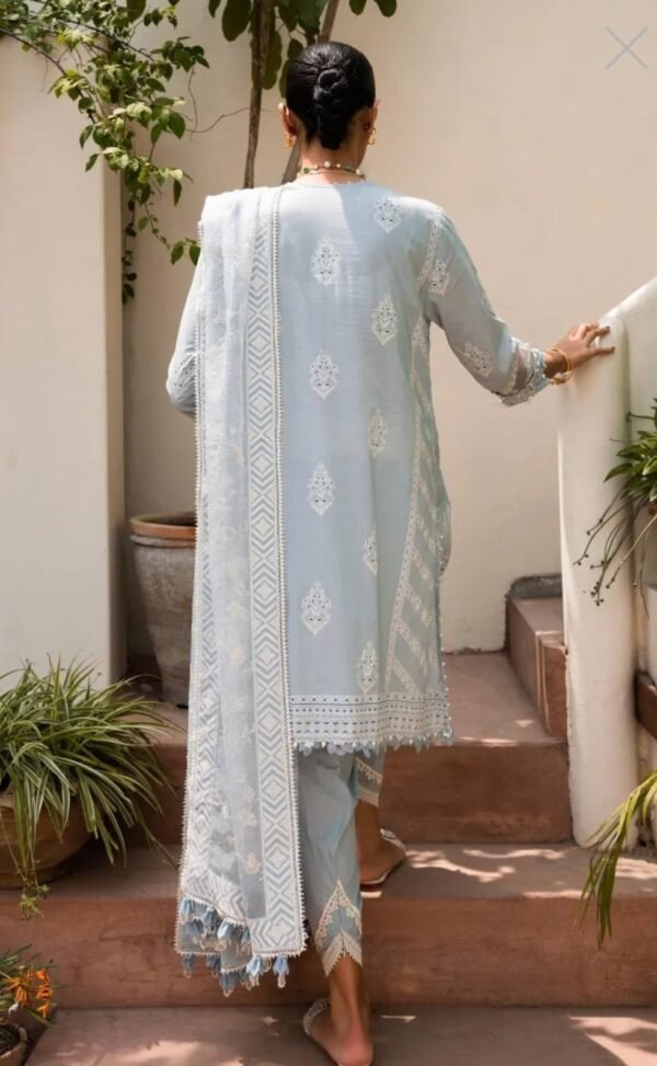 Sana Safinaz 3PC Stitched Muzlin Collection M232-007A/007B-CX - Image 5