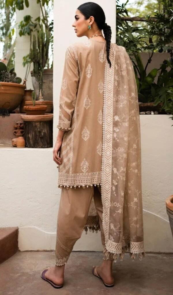 Sana Safinaz 3PC Stitched Muzlin Collection M232-007A/007B-CX - Image 9