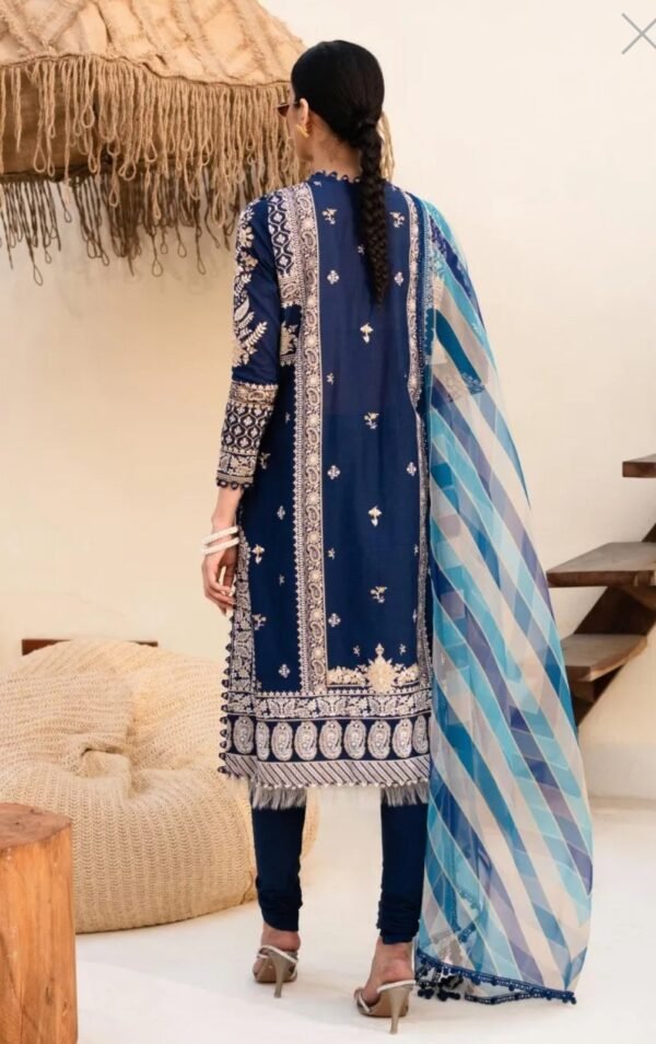 Sana Safinaz 3PC Stitched Muzlin CollectionMagento Commerce M232-010A/010B-CG - Image 4