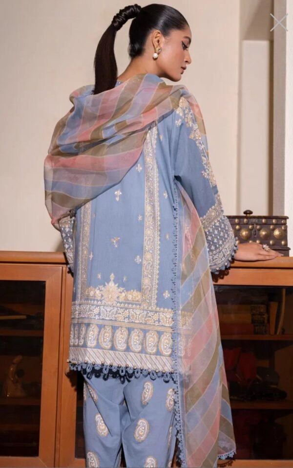 Sana Safinaz 3PC Stitched Muzlin CollectionMagento Commerce M232-010A/010B-CG - Image 7