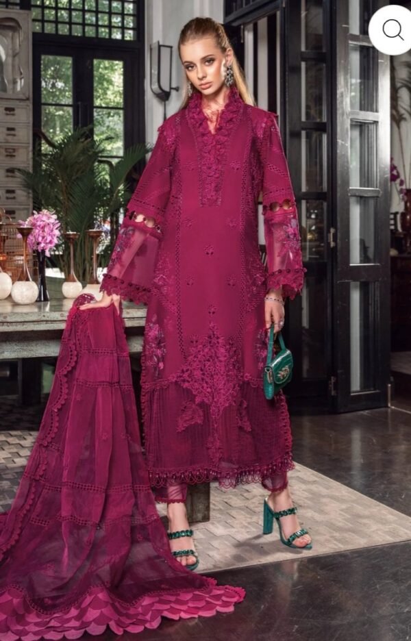 Maria.B 3PC Stitched EL-23-09-Magenta