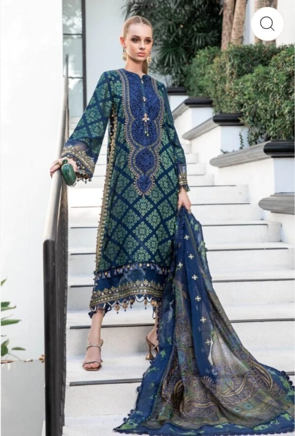 Maria.B 3PC Stitched EL-23-08-Blue