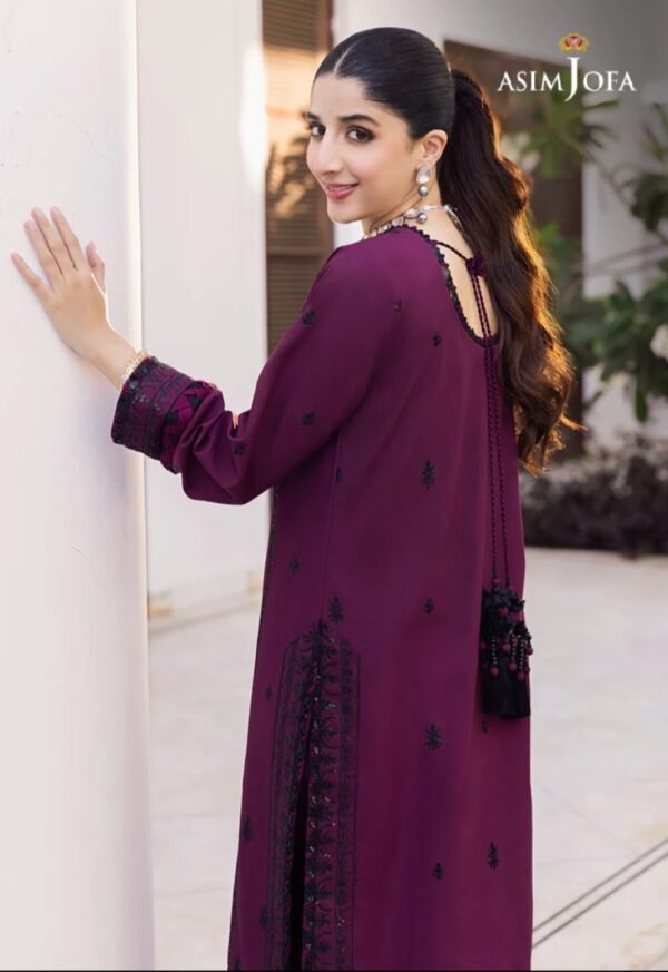 Asim Jofa Zari 1PC Stitched Shirt Sitara Shirt AJZS-01 - Image 2