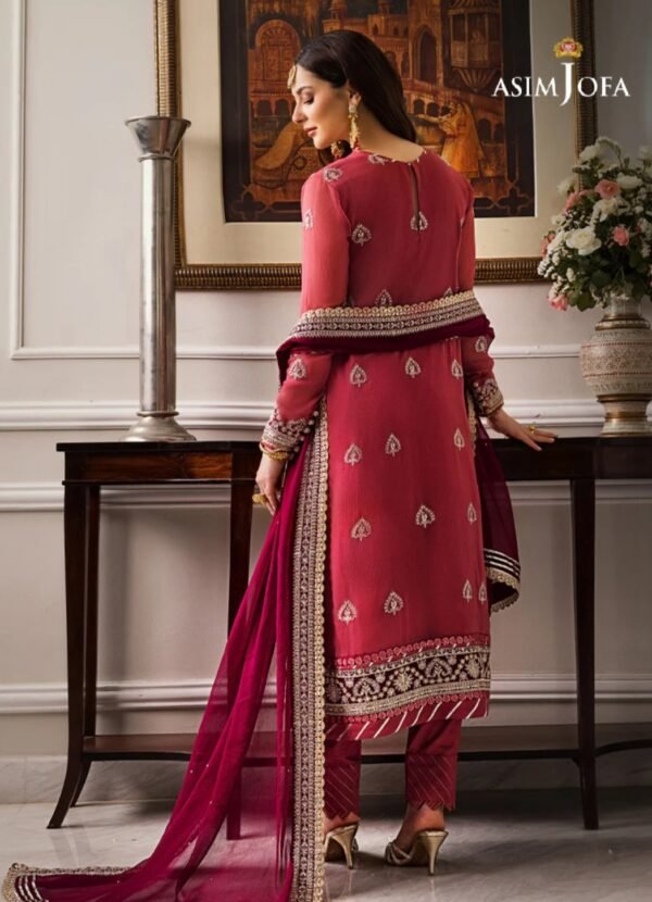 Asim Jofa 2PC Stitched Zari Sitara AJZS-28 - Image 3