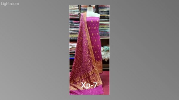 Banarsi bambar chiffon chundri suits-07 - Image 39