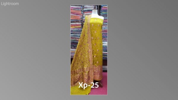 Banarsi bambar chiffon chundri suits-11 - Image 35