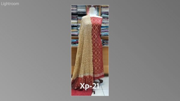 Banarsi bambar chiffon chundri suits-07 - Image 25