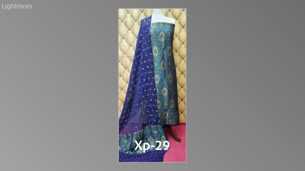 Banarsi bambar chiffon chundri suits-07 - Image 17