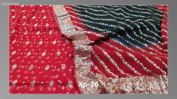 Banarsi bambar chiffon chundri suits-10 - Image 17