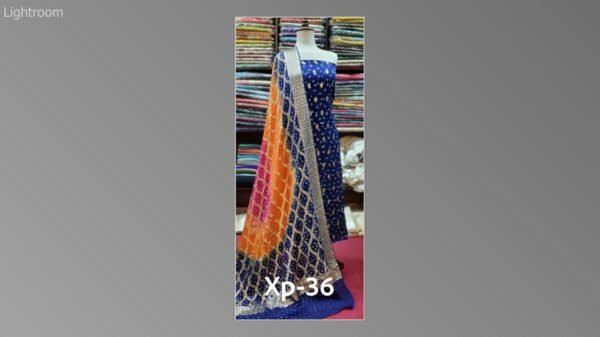 Banarsi bambar chiffon chundri suits-07 - Image 10