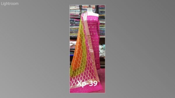Banarsi bambar chiffon chundri suits-07 - Image 7