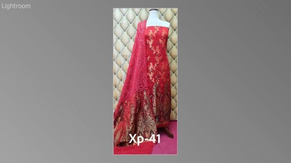 Banarsi bambar chiffon chundri suits-07 - Image 5