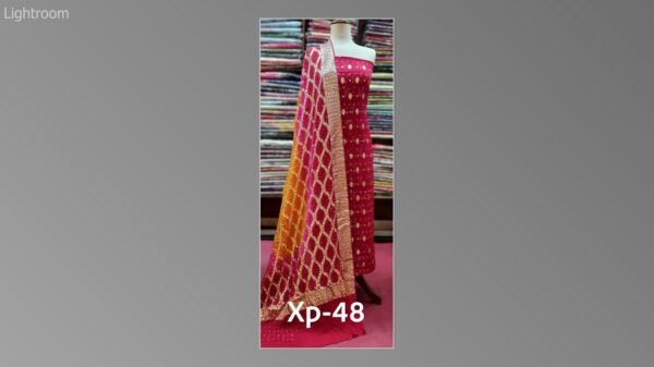 Banarsi bambar chiffon chundri suits-10 - Image 5