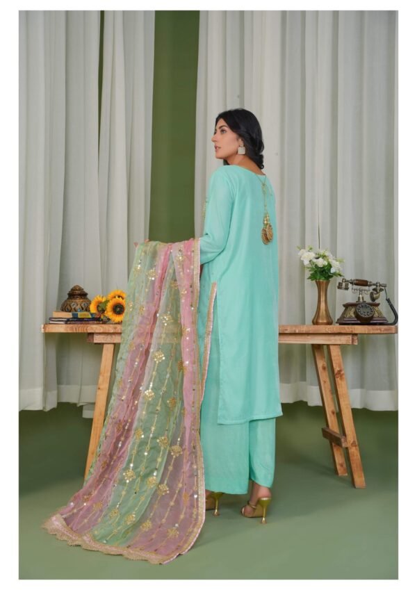 Azal Makhmal Mint Green - Image 4