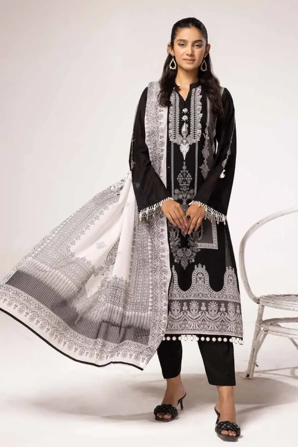 Gul Ahmed 2 Piece Stitched Suit - Image 4