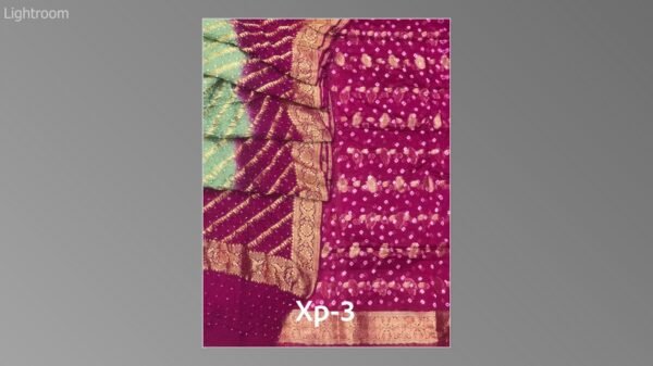 Banarsi bambar chiffon chundri suits-01 - Image 41