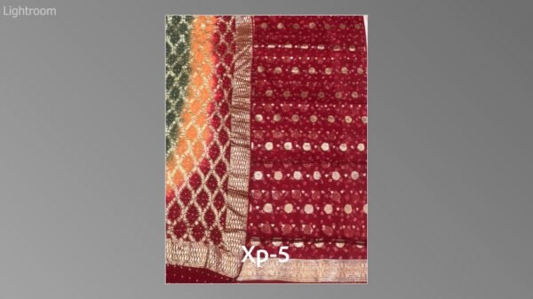 Banarsi bambar chiffon chundri suits-01 - Image 39