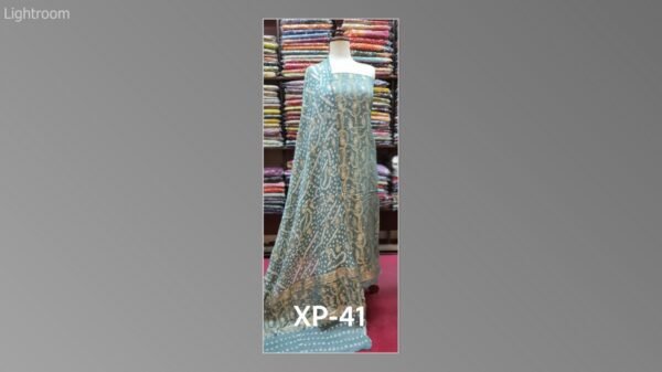 Banarsi bambar chiffon chundri suits-04 - Image 12