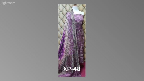 Banarsi bambar chiffon chundri suits-04 - Image 5