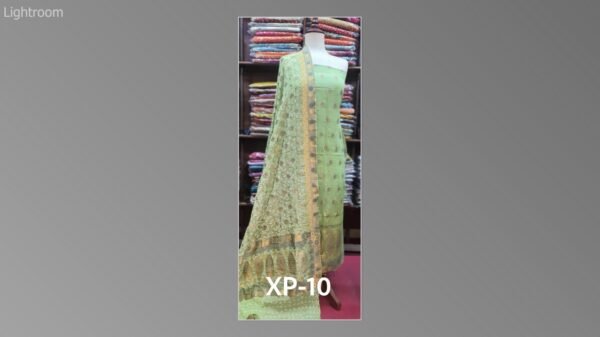 Banarsi bambar chiffon chundri suits-05 - Image 41