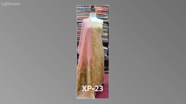 Banarsi bambar chiffon chundri suits-05 - Image 28