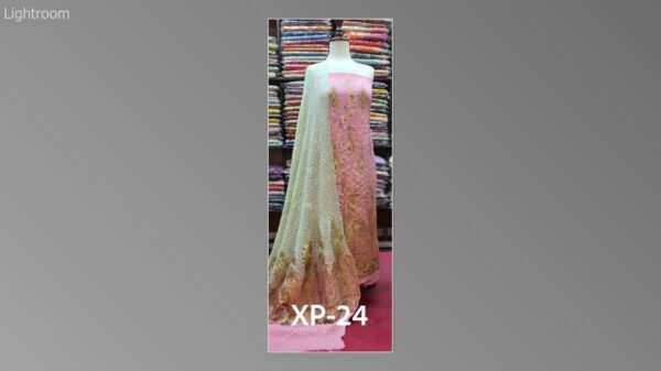 Banarsi bambar chiffon chundri suits-05 - Image 27