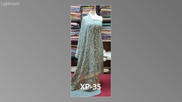 Banarsi bambar chiffon chundri suits-05 - Image 16