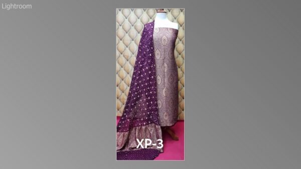 Banarsi bambar chiffon chundri suits-06 - Image 48