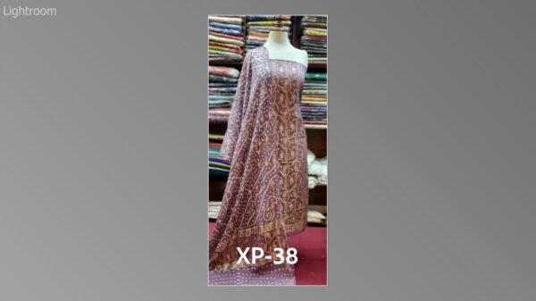 Banarsi bambar chiffon chundri suits-06 - Image 13