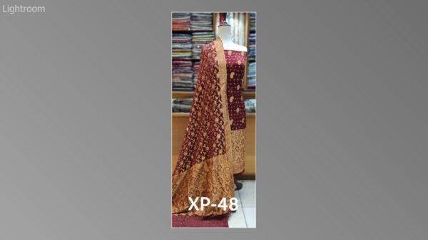 Banarsi bambar chiffon chundri suits-06 - Image 3