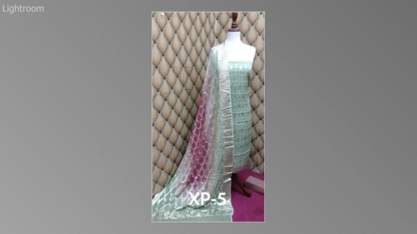 Banarsi bambar chiffon chundri suits-02 - Image 46