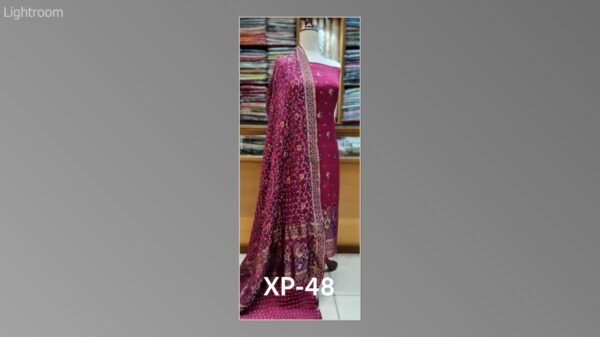 Banarsi bambar chiffon chundri suits-02 - Image 3