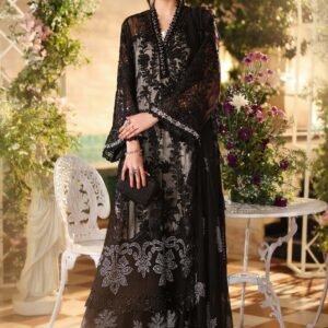 Maria B Chiffon 101 Black